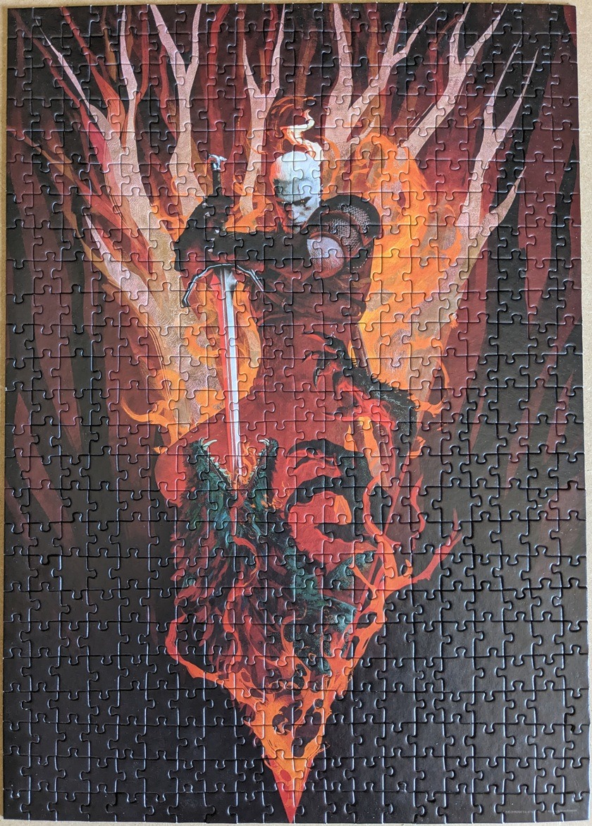 Puzzle The Witcher vs the Wolf